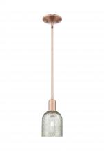 Innovations Lighting 716-1S-AC-G259 - Caledonia - 1 Light - 5 inch - Antique Copper - Stem hung - Mini Pendant