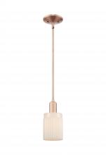 Innovations Lighting 716-1S-AC-G341 - Hadley - 1 Light - 5 inch - Antique Copper - Stem hung - Mini Pendant