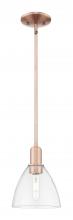 Innovations Lighting 716-1S-AC-GBD-752 - Bristol - 1 Light - 8 inch - Antique Copper - Stem hung - Mini Pendant