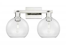 Innovations Lighting 716-2W-PN-G122-8 - Athens - 2 Light - 19 inch - Polished Nickel - Bath Vanity Light