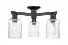 Innovations Lighting 716-3F-BK-G342 - Hadley - 3 Light - 22 inch - Matte Black - Semi-Flush Mount