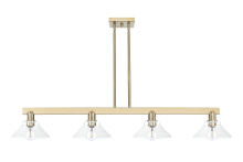 Innovations Lighting 716-4I-CB-G132 - Orwell - 4 Light - 51 inch - Champagne Bronze - Stem hung - Island Light