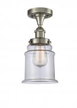 Innovations Lighting 916-1C-SN-G182 - Canton - 1 Light - 6 inch - Brushed Satin Nickel - Semi-Flush Mount
