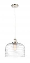 Innovations Lighting 916-1P-PN-G713-L - Bell - 1 Light - 12 inch - Polished Nickel - Cord hung - Mini Pendant