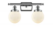 Innovations Lighting 916-2W-PC-G201-6 - Beacon - 2 Light - 16 inch - Polished Chrome - Bath Vanity Light