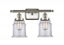 Innovations Lighting 916-2W-SN-G182 - Canton - 2 Light - 16 inch - Brushed Satin Nickel - Bath Vanity Light