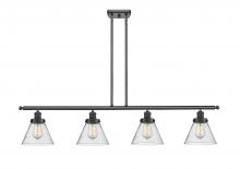 Innovations Lighting 916-4I-BK-G44 - Cone - 4 Light - 48 inch - Matte Black - Stem Hung - Island Light