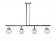 Innovations Lighting 916-4I-SN-G202-6 - Beacon - 4 Light - 48 inch - Brushed Satin Nickel - Stem Hung - Island Light