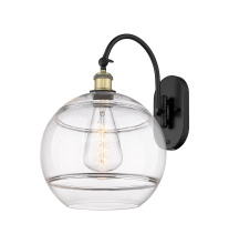 Innovations Lighting 918-1W-BAB-G556-12CL - Rochester - 1 Light - 12 inch - Black Antique Brass - Adjustable - Sconce