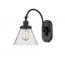 Innovations Lighting 918-1W-BK-G44 - Cone - 1 Light - 8 inch - Matte Black - Adjustable Swing Arm