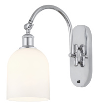 Innovations Lighting 918-1W-PC-G558-6GWH - Bella - 1 Light - 6 inch - Polished Chrome - Sconce