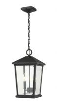 Z-Lite 568CHB-BK - 2 Light Outdoor Chain Mount Ceiling Fixture