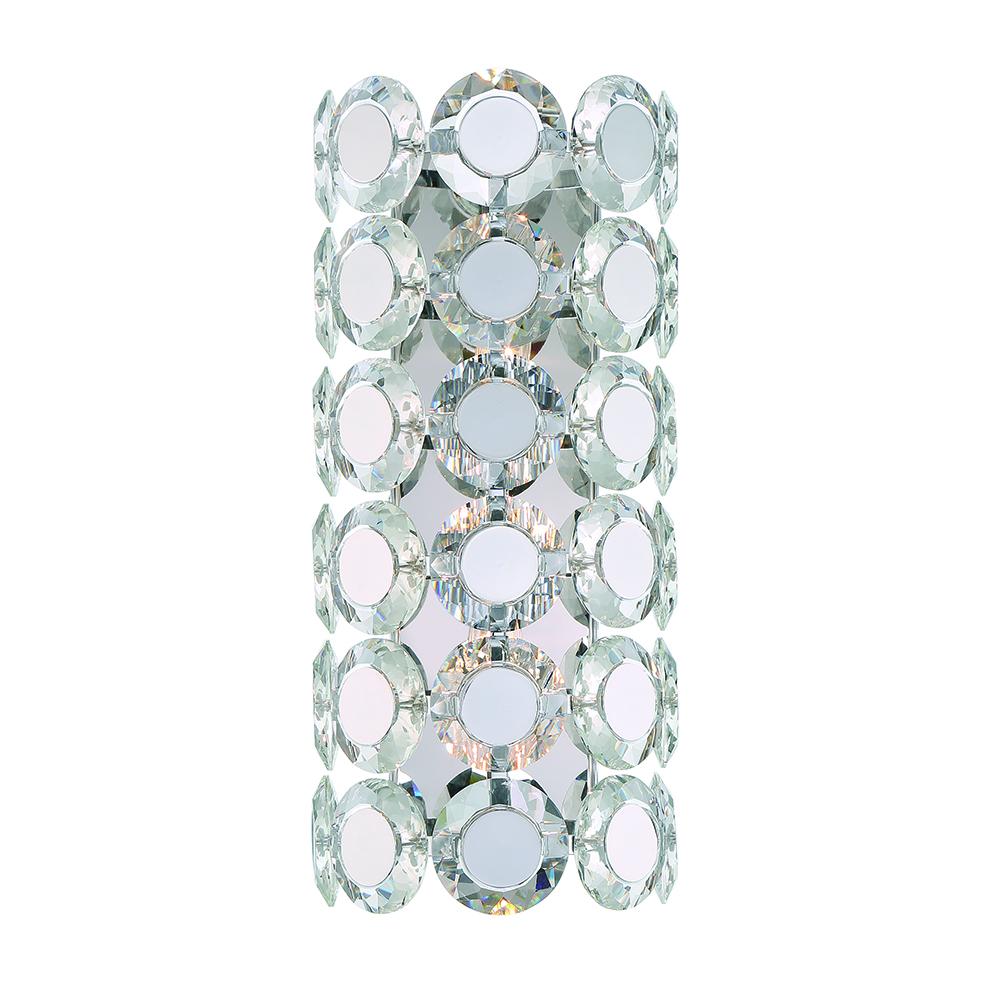 Perrene 2 Light Sconce in Chrome