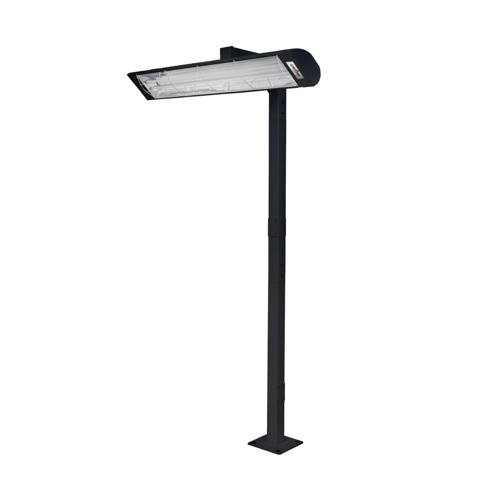 Eurofase EF6108PMB 61 Inch 8ft Black Pole Mount With Single Crossbar