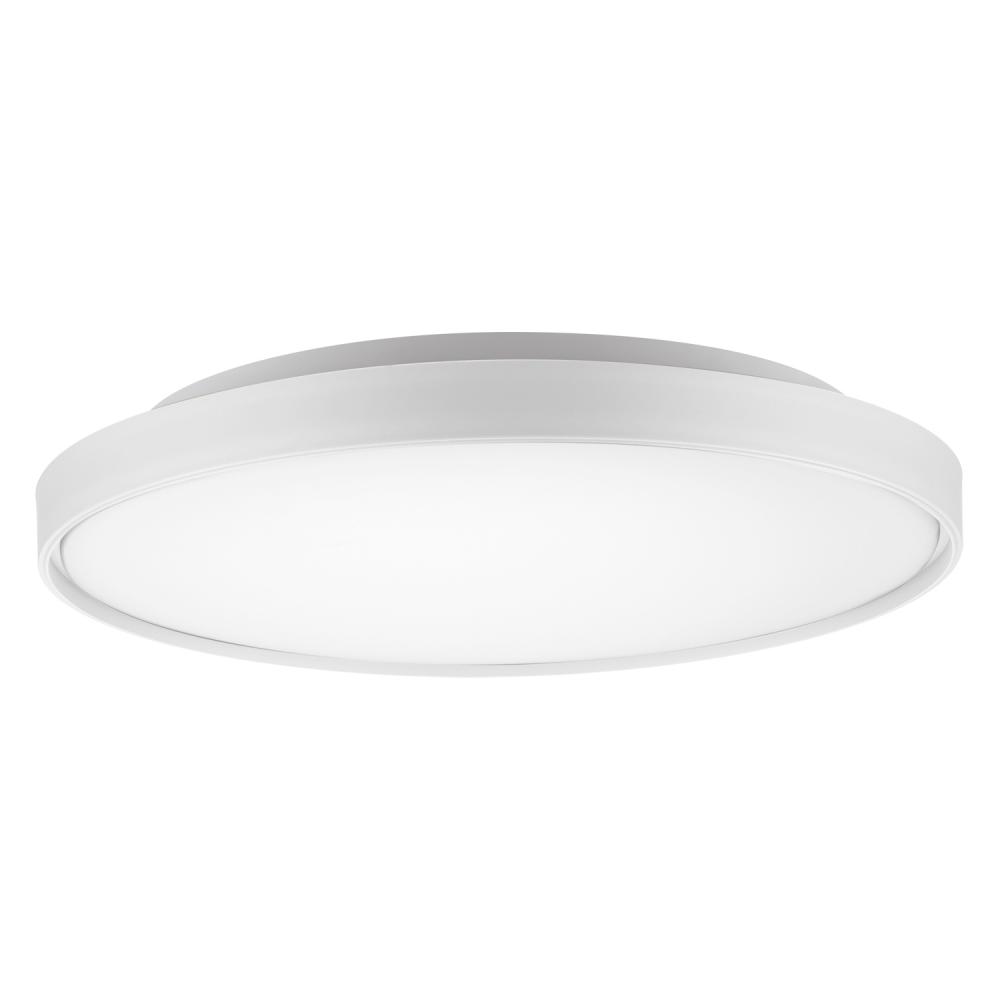 Brunswick 22-in White LED Flush Mount