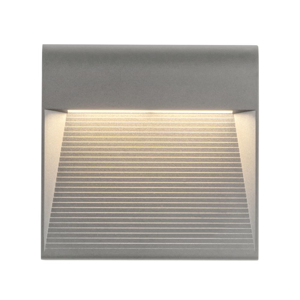 Casa 9-in Gray LED Exterior Wall/Step Lights