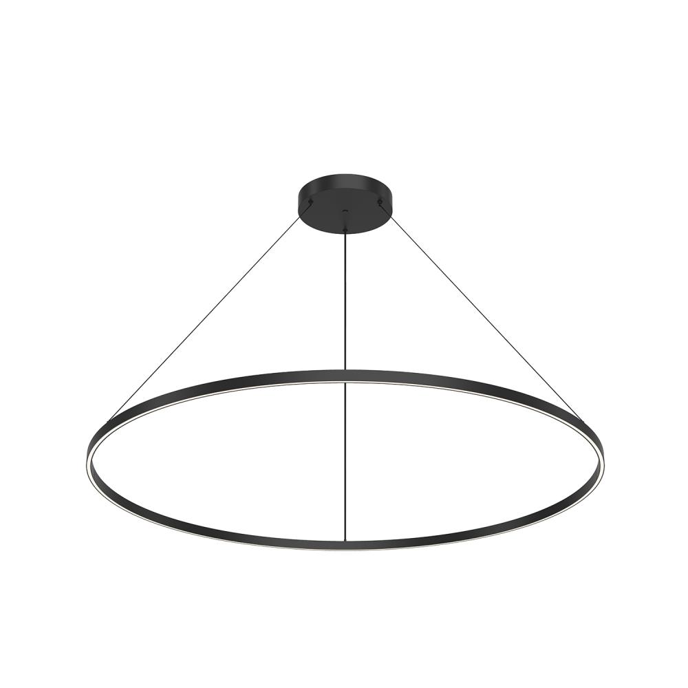 Cerchio 60-in Black LED Pendant