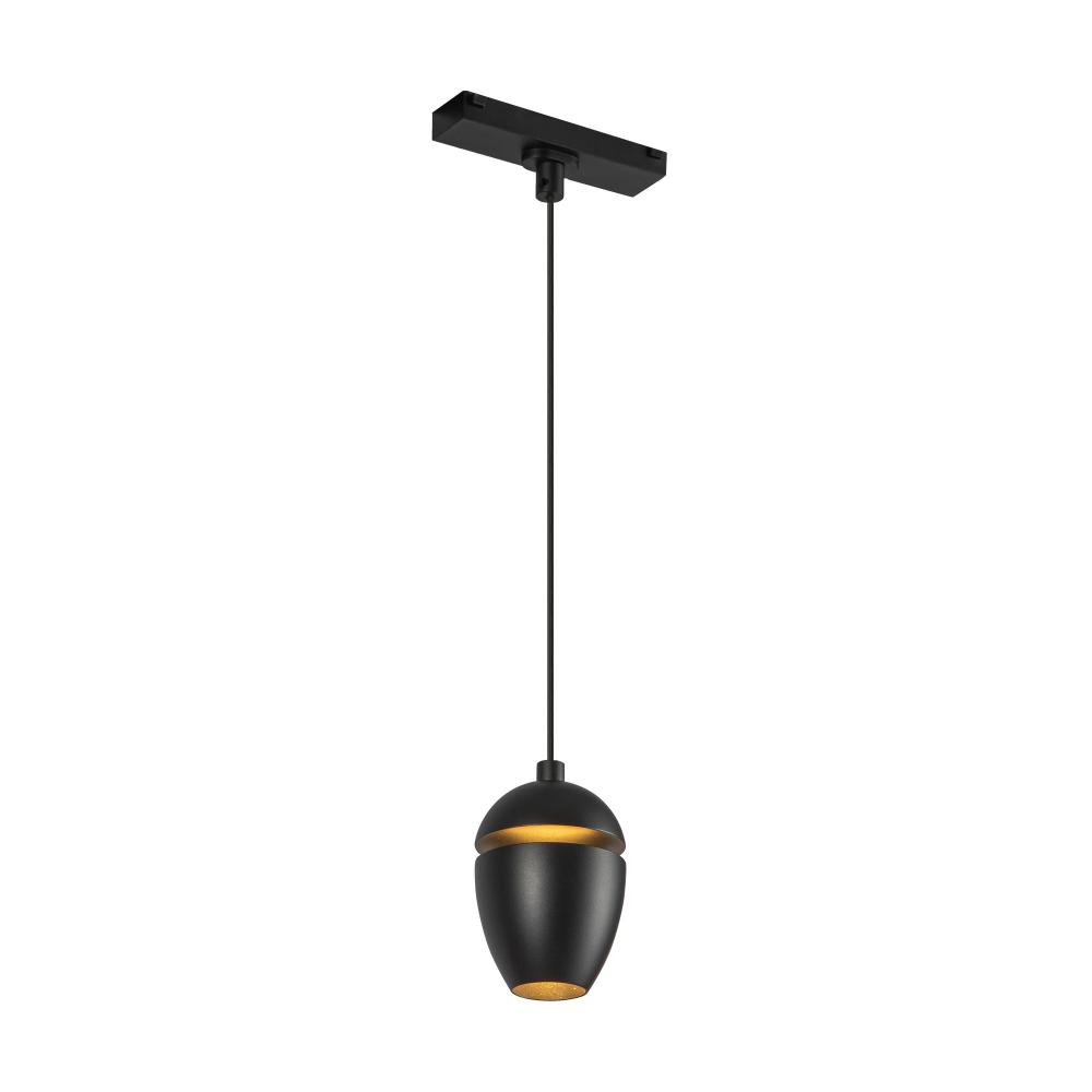 Eloa 3-in Black Trilo Track Pendant