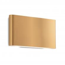 Kuzco Lighting Inc AT6510-BG - Slate 10-in Brushed Gold LED Wall Sconce