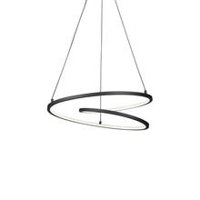 Kuzco Lighting Inc PD11119-BK - Twist 19-in Black LED Pendant