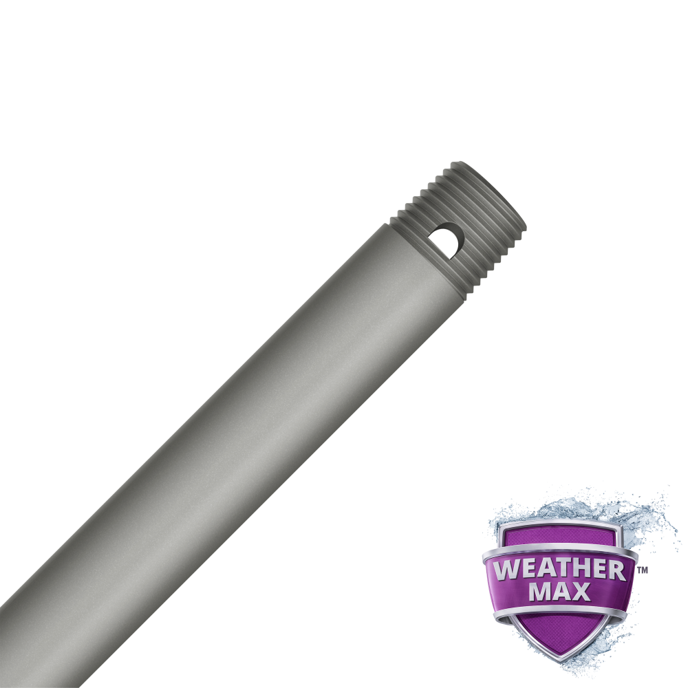 Hunter Matte Silver All-Weather 48" Downrod