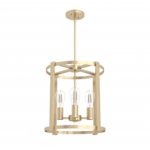 Hunter 19959 - Hunter Astwood Alturas Gold 4 Light Chandelier Ceiling Light Fixture