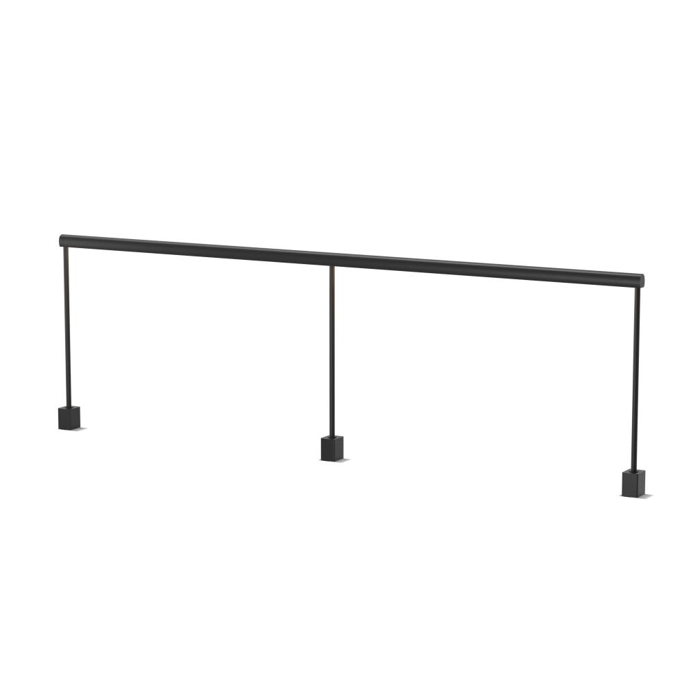 Sobre 2 x 36" Desk Clamp Mounted (Warm Light; Metallic Black)