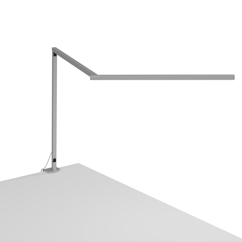 Z-Bar Desk Lamp Gen 4 (Daylight White Light; Silver) with Desk Clamp