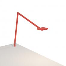 Koncept Inc FCD-2-MFR-THR - Foccacia Desk Lamp (Matte Fire Red) with Through-Table Mount