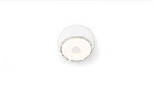 Koncept Inc GRW-S-SIL-MWT-HW - Gravy Wall Sconce - Silver body, Matte White plates - Hardwire