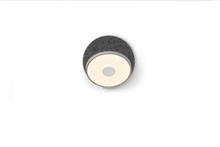 Koncept Inc GRW-S-SIL-OXF-PI - Gravy Wall Sconce - Silver body, Oxford (felt) plates - Plug-in