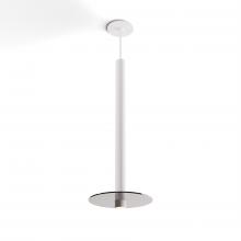 Koncept Inc CMP-S1-S-24-MWT+GDGY9 - Combi Pendant 24" Single Unit Matte White with Matte White Canopy