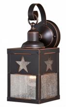 Vaxcel International T0331 - Ranger 5-in Star Outdoor Wall Light Burnished Bronze