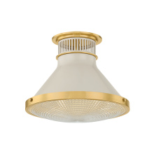 Hudson Valley MDS2402-AGB/OW - Highclere Flush Mount