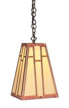 Arroyo Craftsman AH-8CR-VP - 8" asheville hanging pendant