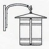 Arroyo Craftsman BB-11LWO-N - 11" berkeley long body wall mount