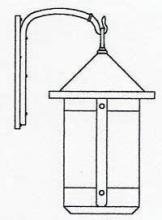 Arroyo Craftsman BB-14TLF-BZ - 14" berkeley tall-long body wall mount