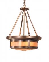 Arroyo Craftsman BCMH-20OF-P - 20" berkeley open top pendant