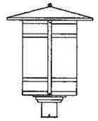 Arroyo Craftsman BP-17LCS-BK - 17" berkeley long body post mount