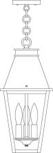 Arroyo Craftsman CRH-8CS-VP - 8" croydon pendant