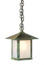 Arroyo Craftsman EH-7TRM-AB - 7" evergreen pendant with t-bar overlay