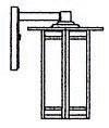 Arroyo Craftsman ETB-9GWC-P - 9" etoile wall mount