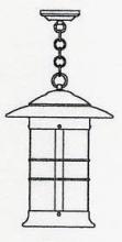 Arroyo Craftsman NH-14LRM-BZ - 14" newport long body pendant