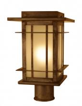 Arroyo Craftsman OPP-9OF-BZ - 9" oak park post mount