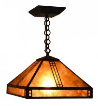 Arroyo Craftsman PH-12RM-BZ - 12" prairie pendant