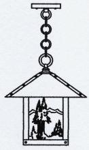 Arroyo Craftsman TRH-12MNM-BZ - 12" timber ridge pendant with mountain filigree