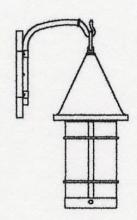 Arroyo Craftsman VB-7OF-BZ - 7" valencia wall mount