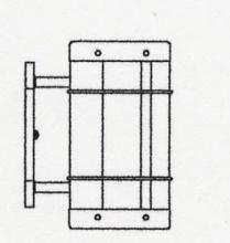 Arroyo Craftsman VS-11NRCR-BZ - 11" valencia sconce - no roof