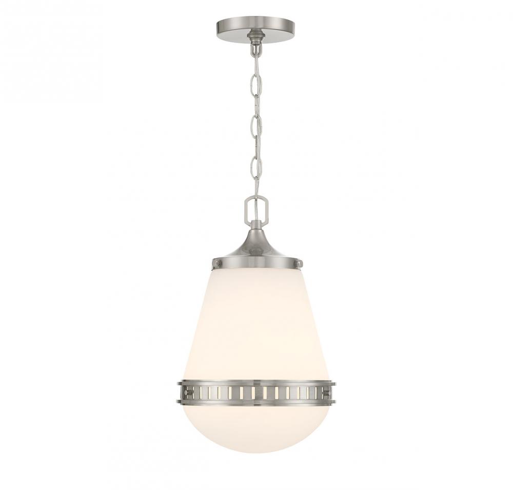 Endura 1-Light Pendant in Satin Nickel