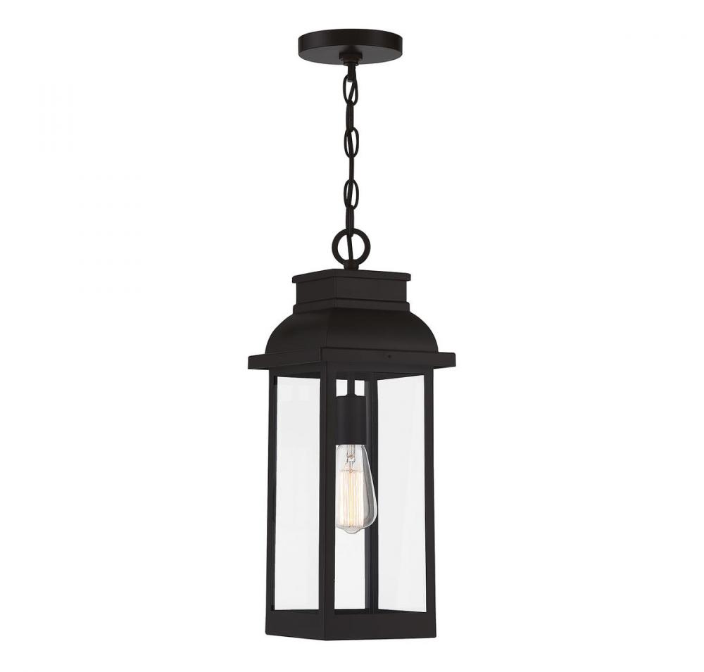 Drexel 1-Light Outdoor Hanging Lantern in English Bronze